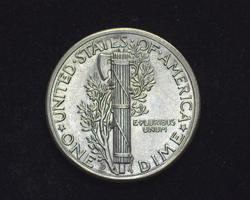 1938 D Mercury Dime BU Choice FSB - US Coin