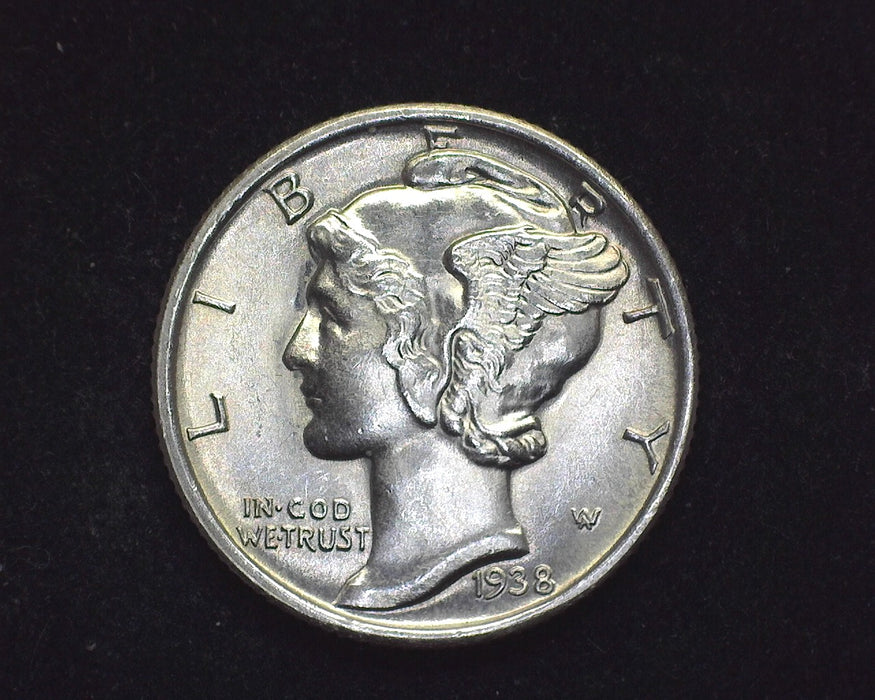 1938 S Mercury Dime BU Choice - US Coin