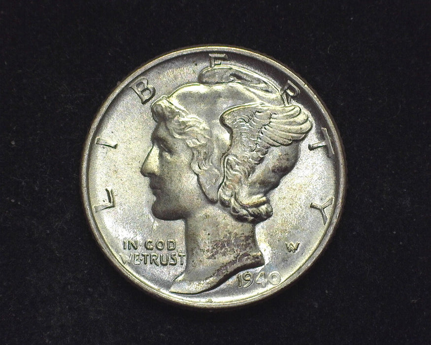1940 Mercury Dime BU Gem FSB - US Coin