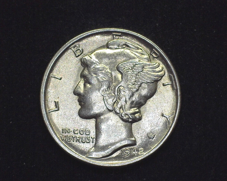 1942 Mercury Dime BU Choice - US Coin