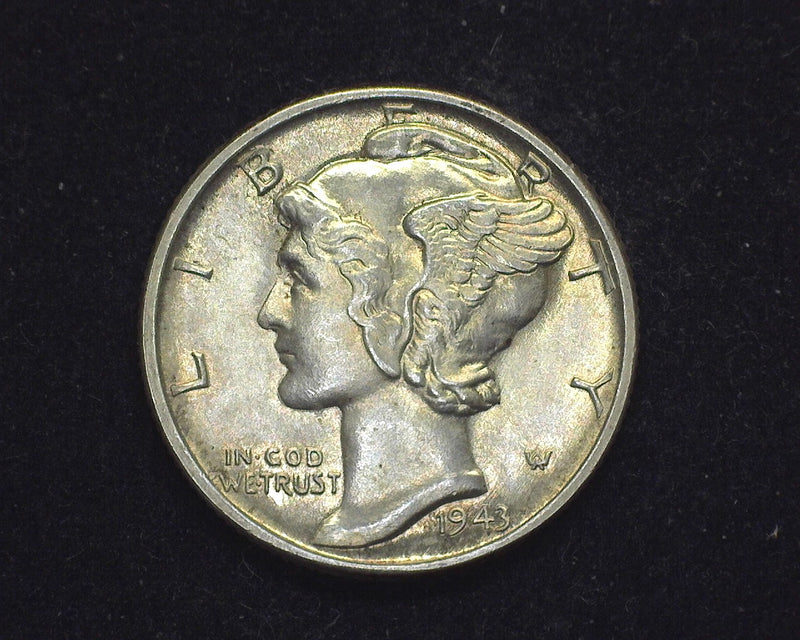1943 Mercury Dime BU Gem! - US Coin