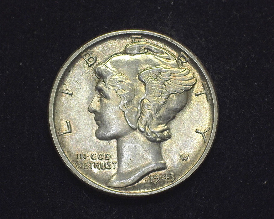 1943 Mercury Dime BU Gem! - US Coin