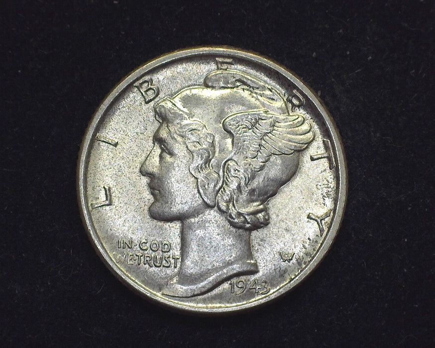 1943 D Mercury Dime BU Gem! FSB - US Coin