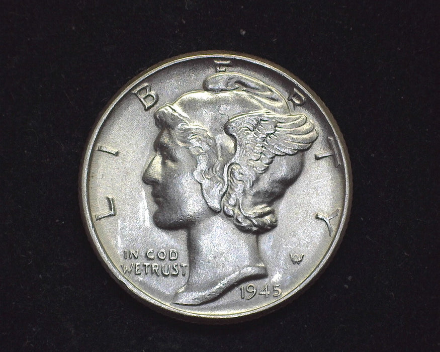 1945 Mercury Dime BU - US Coin