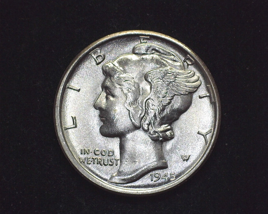 1945 S Mercury Dime BU Choice - US Coin