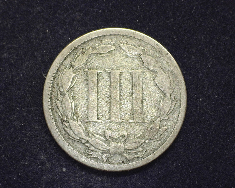 1865 Three Cent Nickel G - US Coin