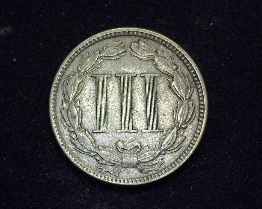 1868 Three Cent Nickel F/VF - US Coin
