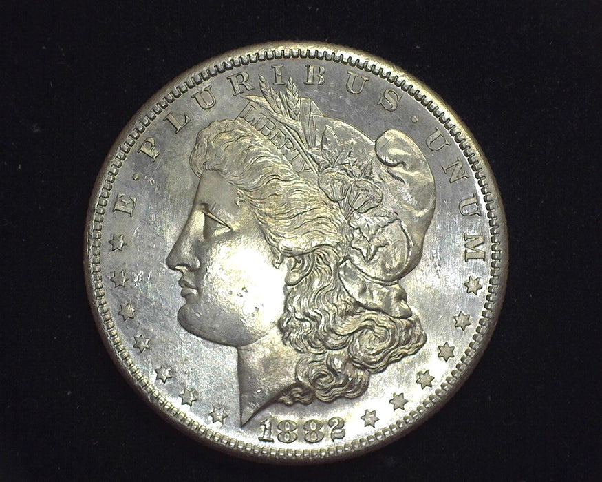 1882 S Morgan Dollar BU Choice Deep Mirror Proof Like - US Coin