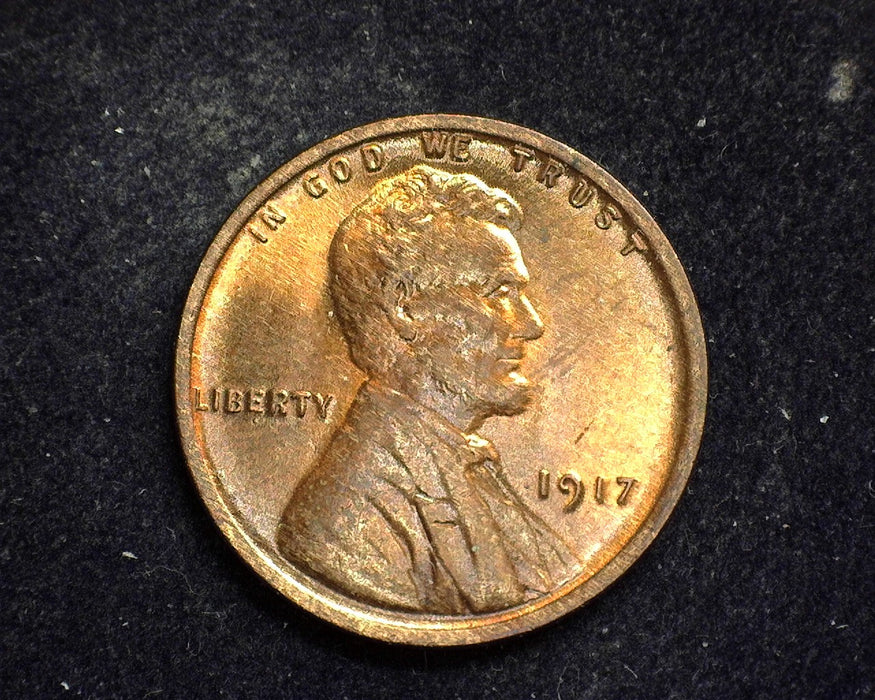 1917 Lincoln Wheat Penny/Cent BU Red- US Coin