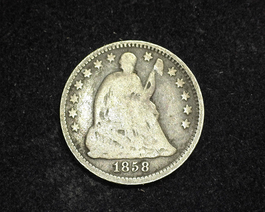 1858 Liberty Seated Half Dime G - US Coin