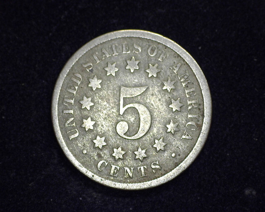 1868 Shield Nickel VG - US Coin