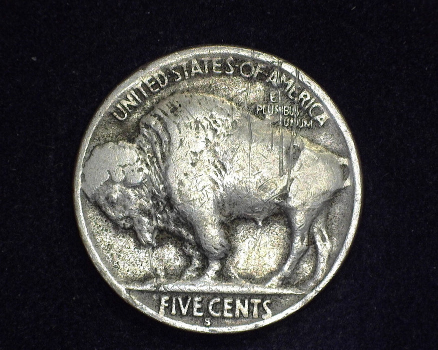 1919 S Buffalo Nickel F Scratch - US Coin