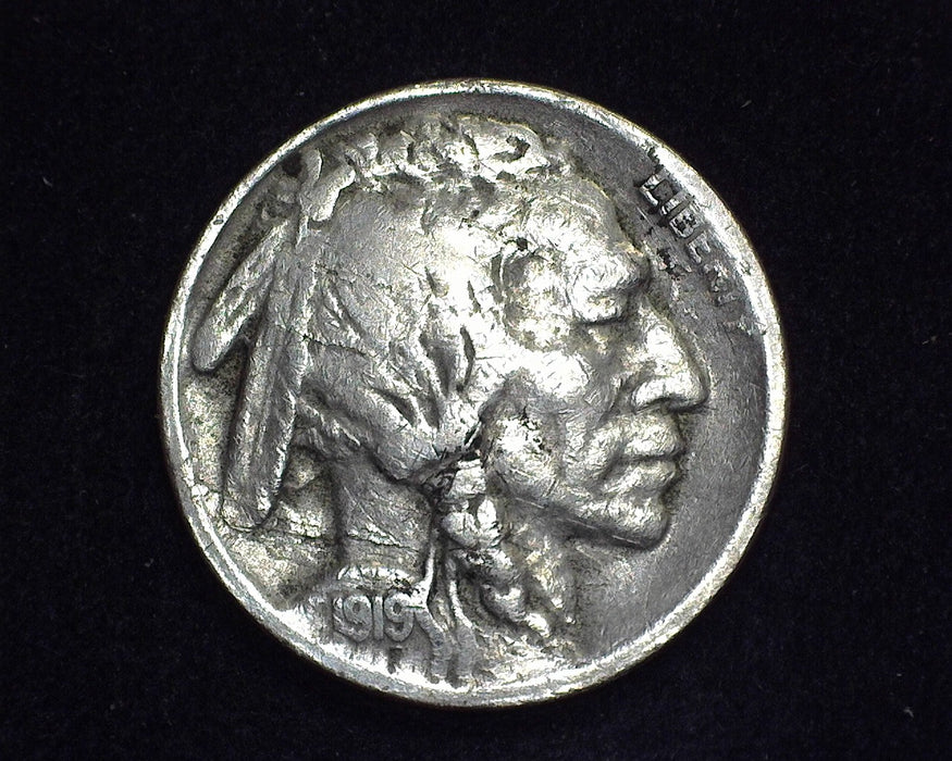1919 S Buffalo Nickel F Scratch - US Coin