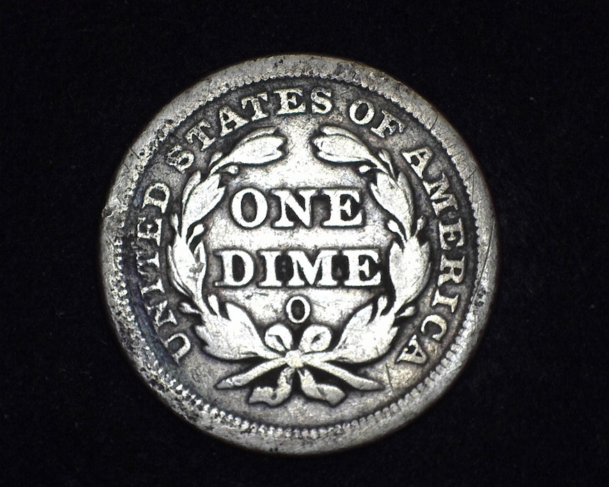 1856 O Liberty Seated Dime F - US Coin