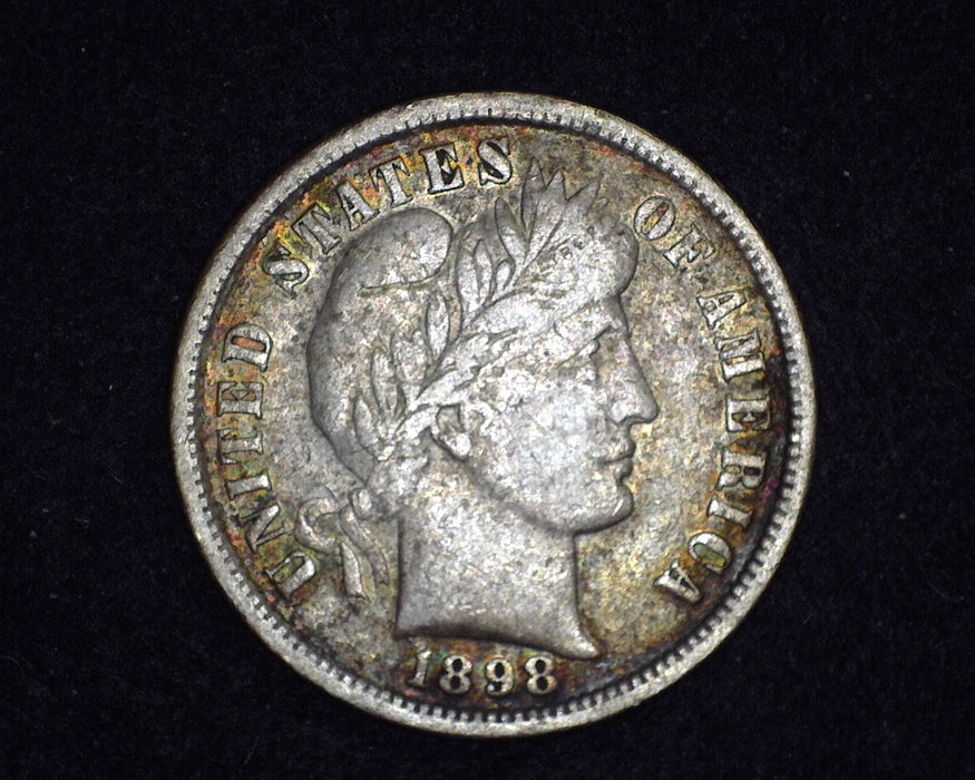 1898 Barber Dime VF - US Coin