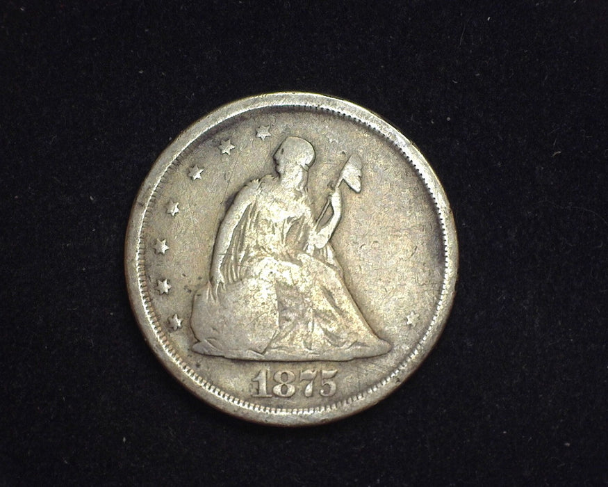 1875 S Liberty Seated Twenty Cents G - US Coin