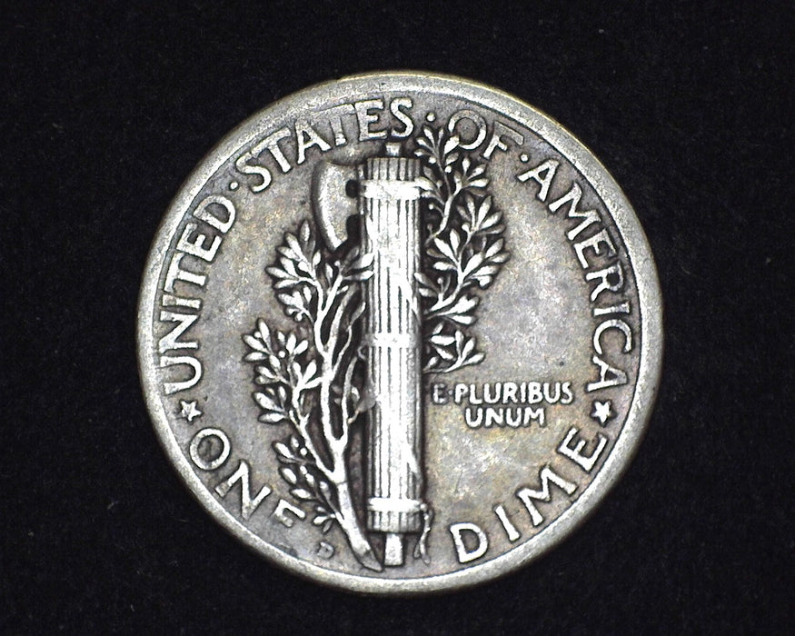 1919 D Mercury Dime F - US Coin