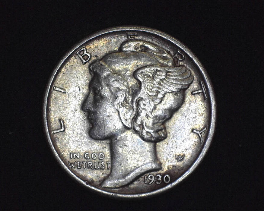 1930 S Mercury Dime XF - US Coin