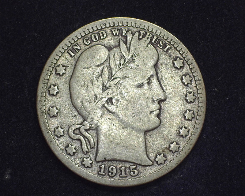 1915 S Barber Quarter F - US Coin