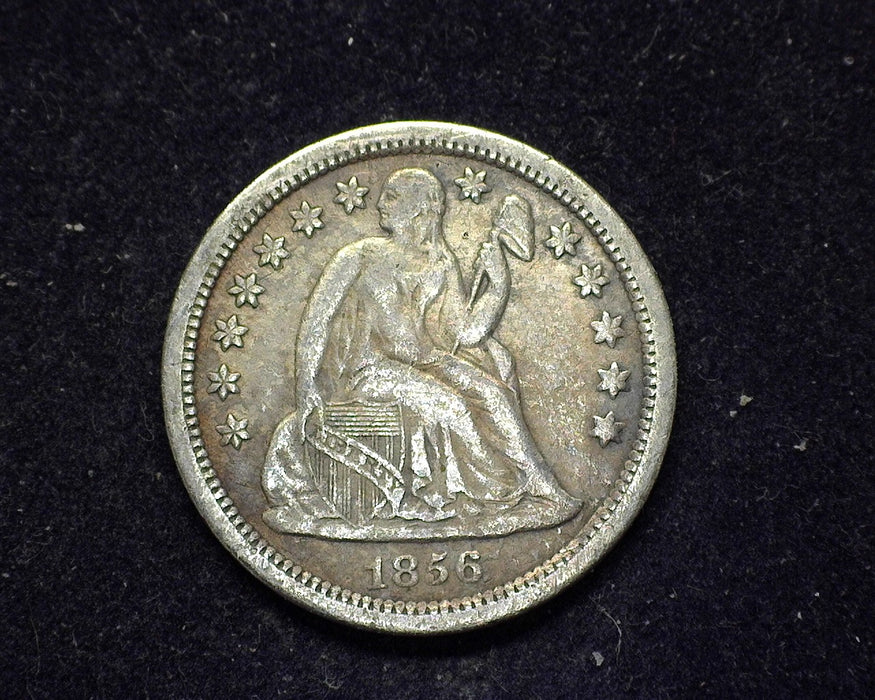 1856 Liberty Seated Dime VF - US Coin