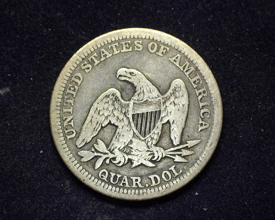 1858 Liberty Seated Quarter F/VF - US Coin