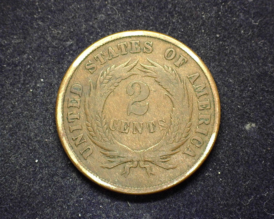 1870 Two Cent Piece G - US Coin