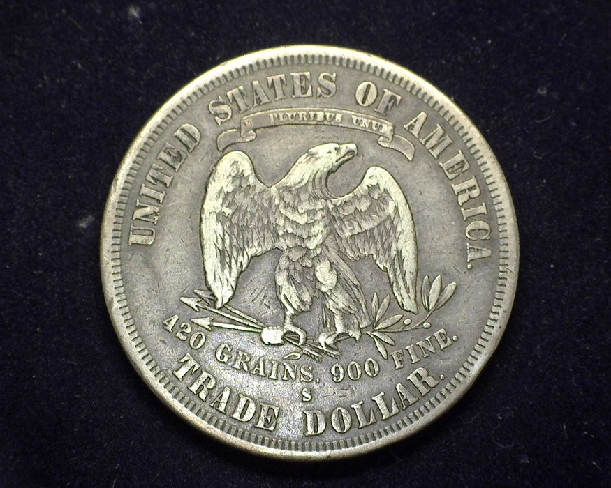 1877 S Trade Dollar VF - US Coin
