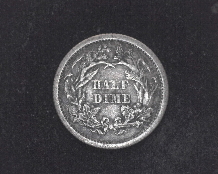 1862 Liberty Seated Half Dime F - US Coin