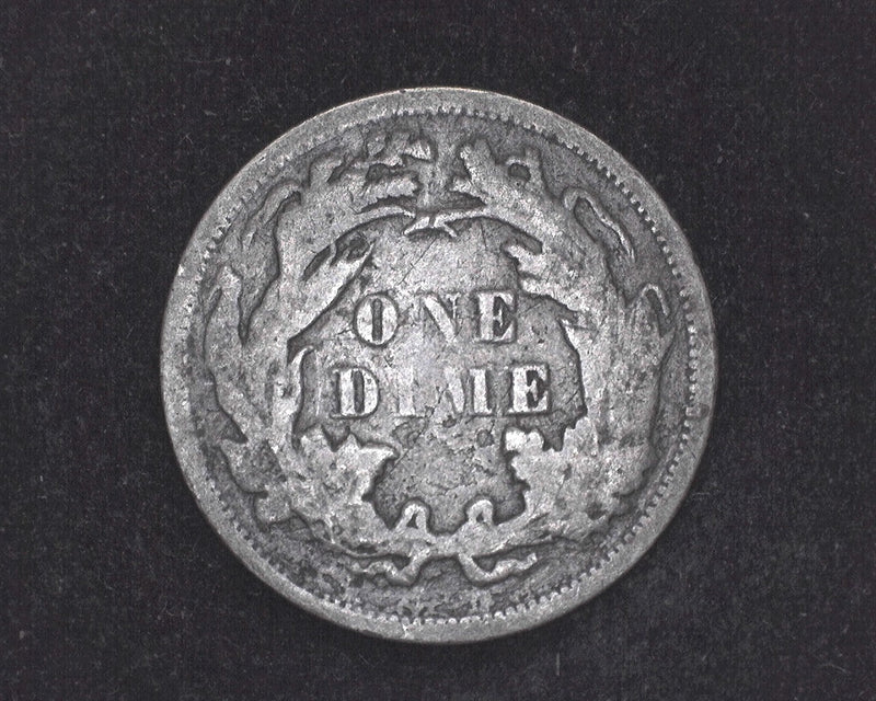 1873 Arrows Liberty Seated Dime F - US Coin