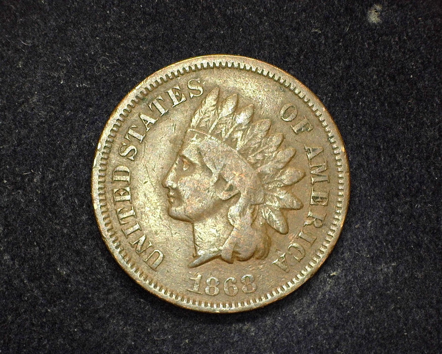 1868 Indian Head Penny/Cent G/VG - US Coin
