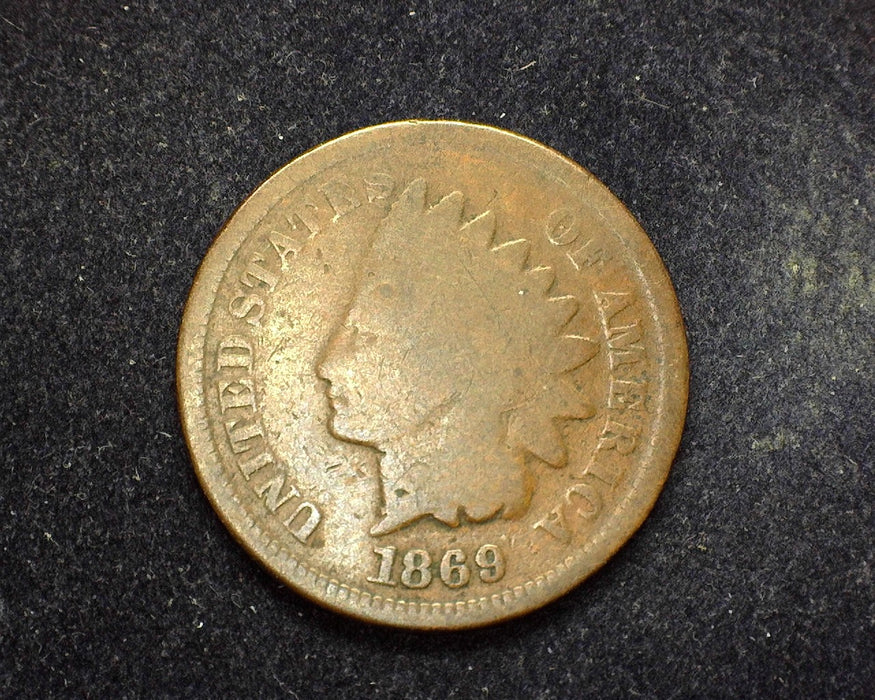 1869 Indian Head Penny/Cent G - US Coin