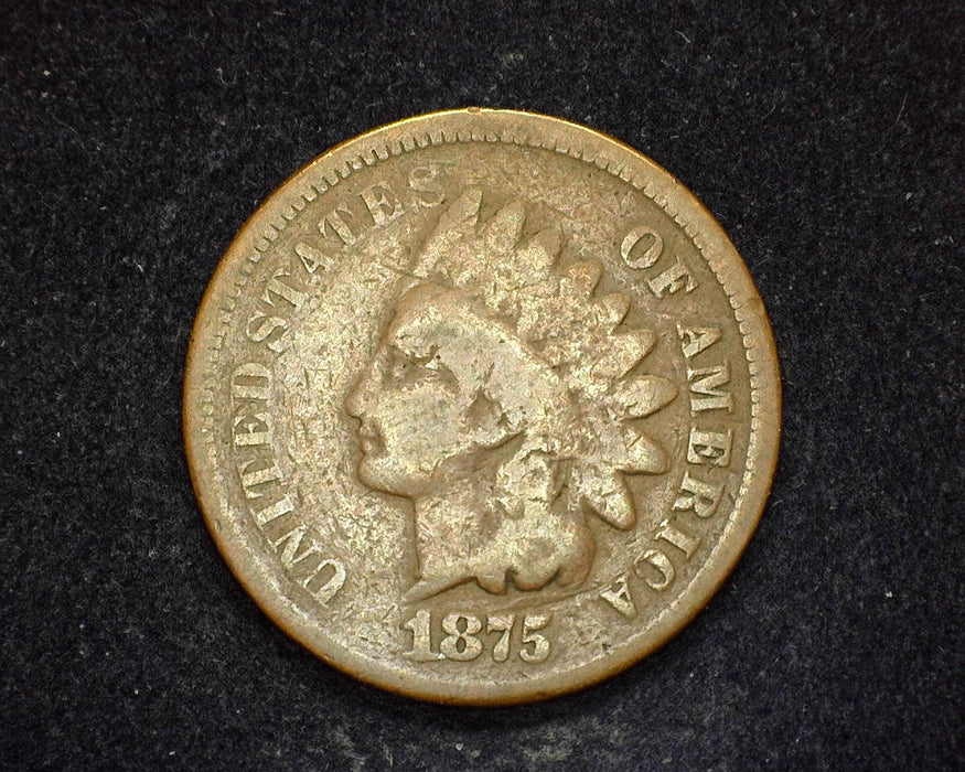 1875 Indian Head Penny/Cent G - US Coin