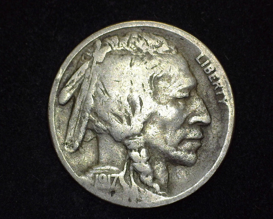 1917 S Buffalo Nickel VG - US Coin