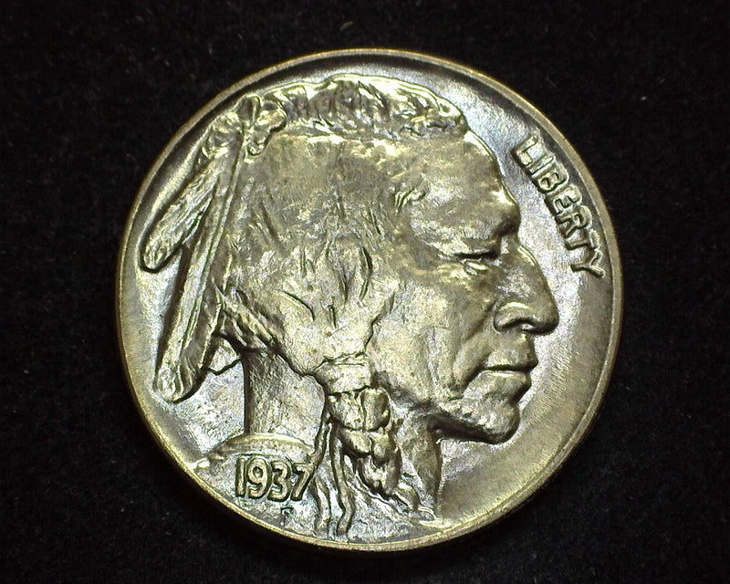 1937 Buffalo Nickel BU Choice - US Coin