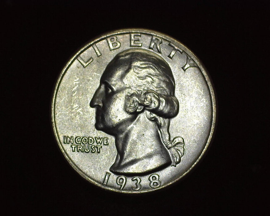 1938 S Washington Quarter BU - US Coin