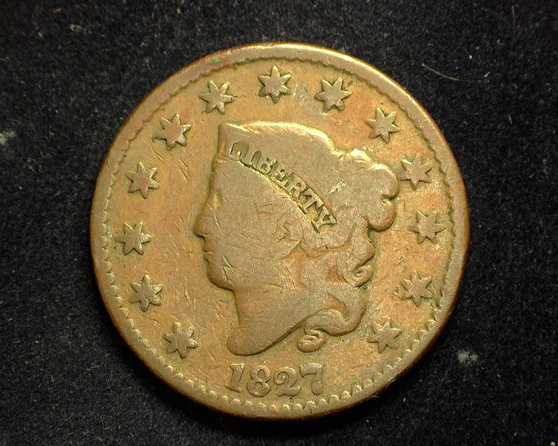1827 Classic Head Large Cent VG - US Coin