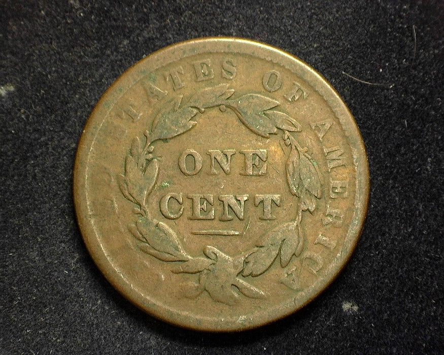 1838 Large Cent Coronet VG/F - US Coin