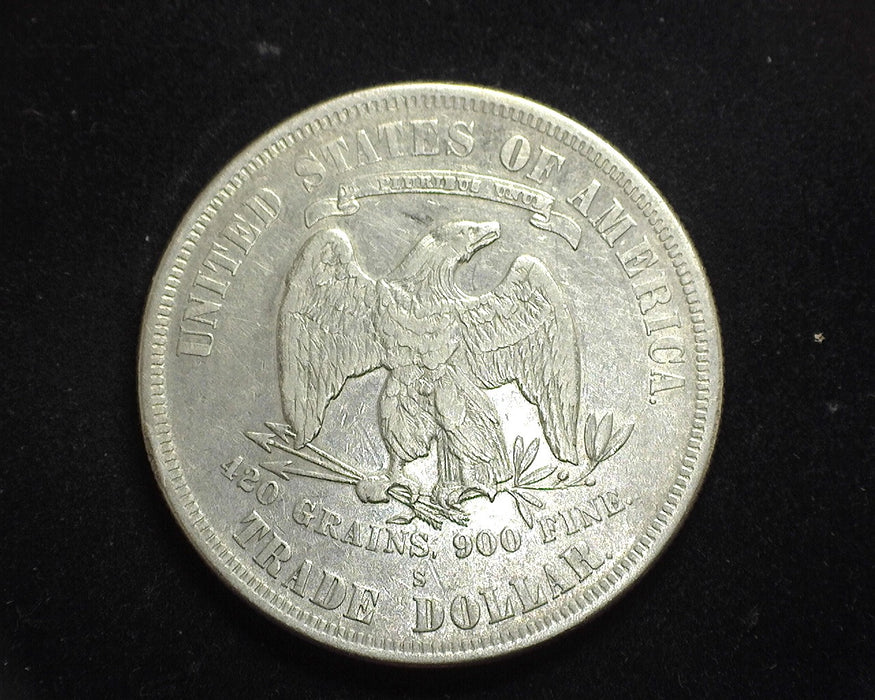 1877 S Trade Dollar Trade XF - US Coin