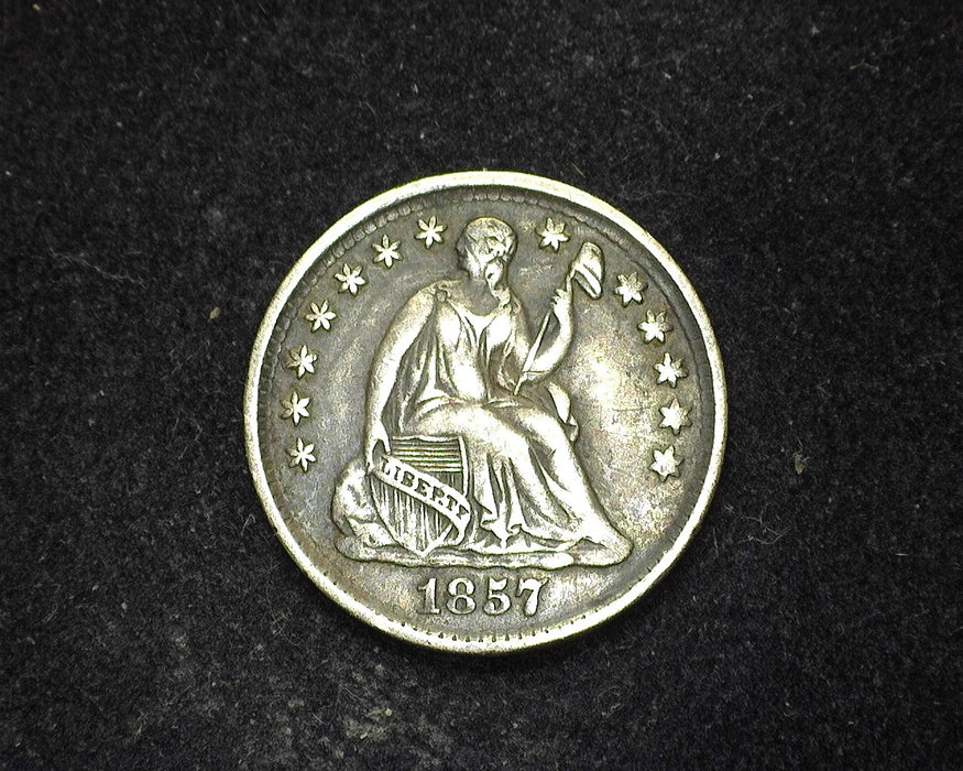 1857 Liberty Seated Half Dime VF/XF - US Coin