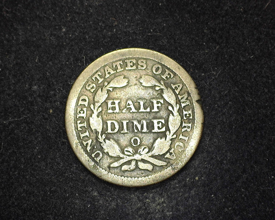 1858 O Liberty Seated Half Dime G - US Coin