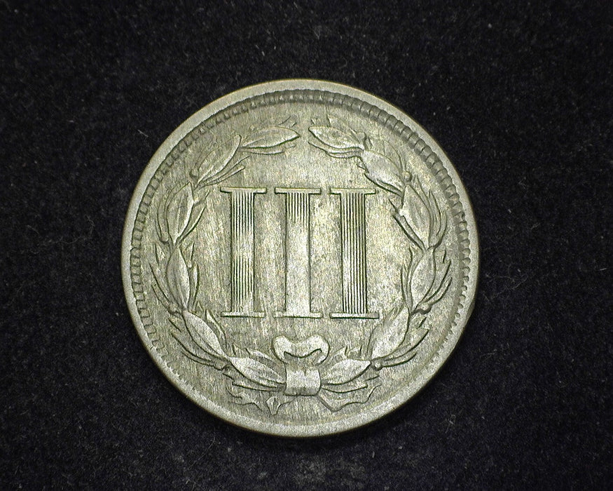 1865 Three Cent Nickel VF - US Coin