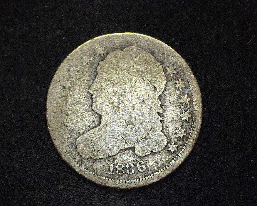 1836 Capped Bust Dime AG - US Coin