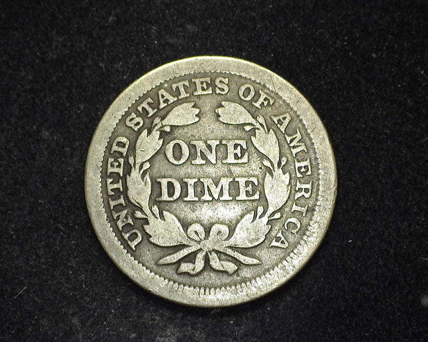 1853 Arrows Liberty Seated Dime VG - US Coin