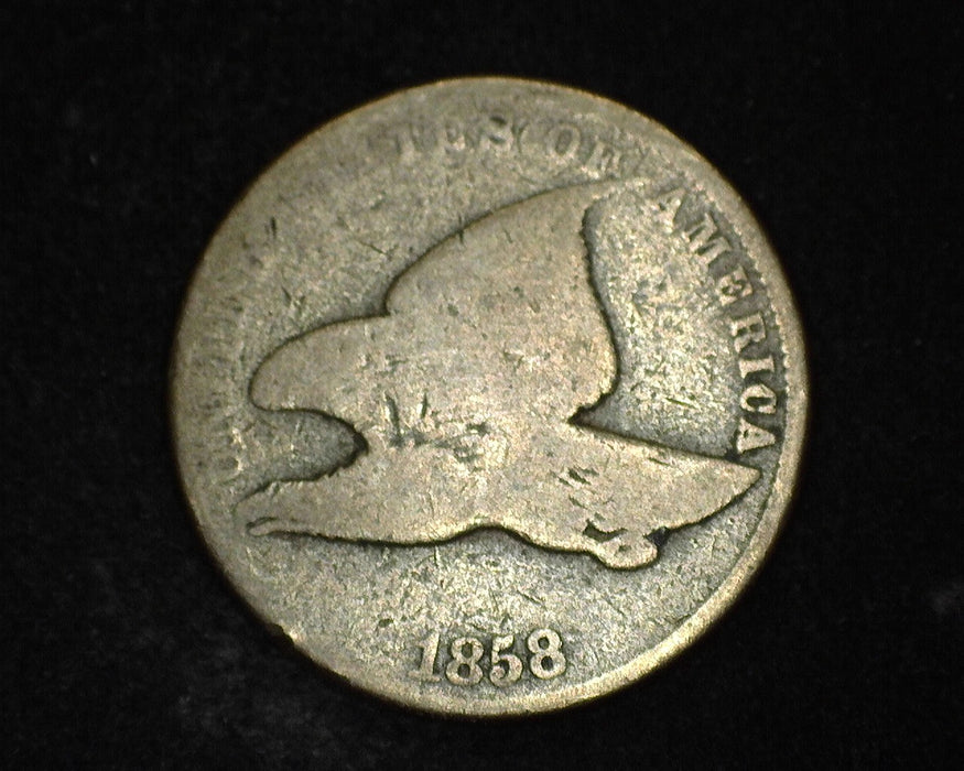 1858 Small Letter Flying Eagle Penny/Cent G - US Coin