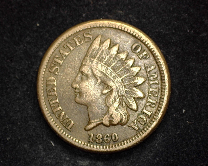 1860 Indian Head Penny/Cent F/VF - US Coin
