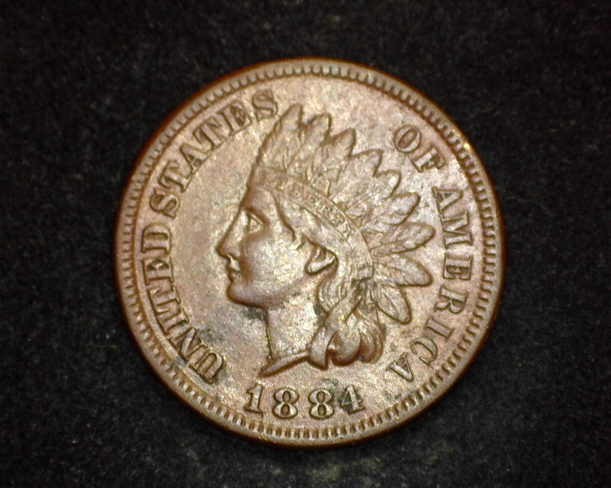 1884 Indian Head Penny/Cent VF/XF Some corrosion - US Coin