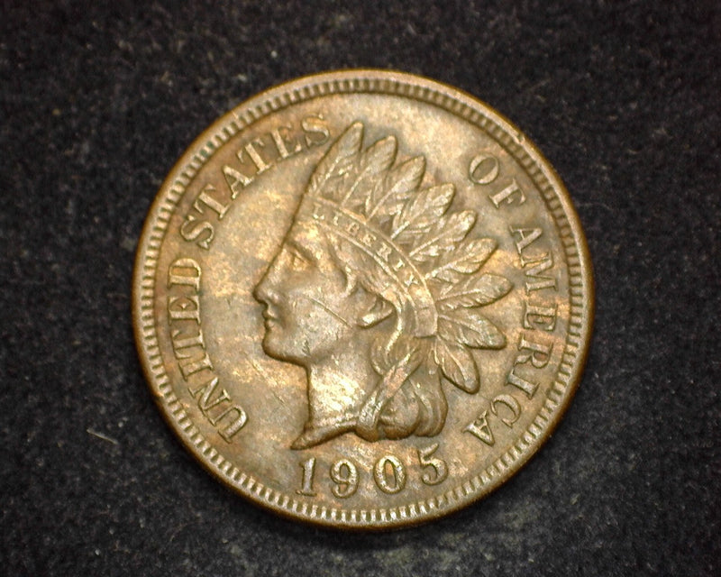 1905 Indian Head Penny/Cent XF - US Coin