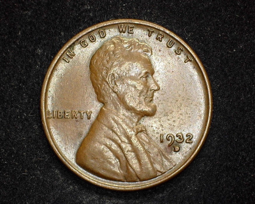 1932 D Lincoln Wheat Penny/Cent XF/AU - US Coin