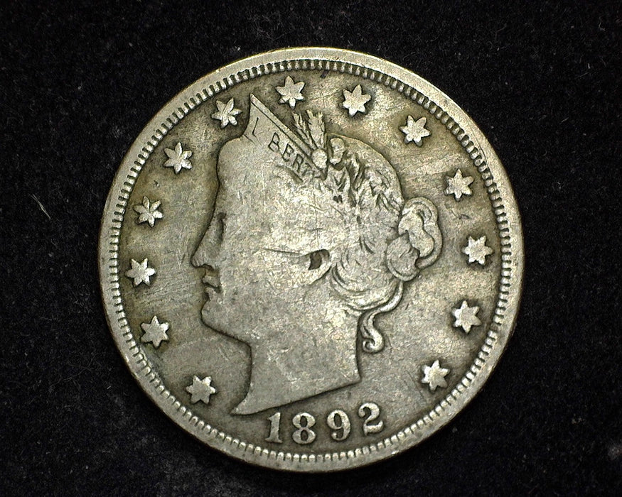 1892 Liberty Head Nickel F - US Coin