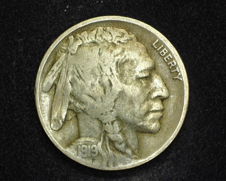 1919 D Buffalo Nickel VG - US Coin
